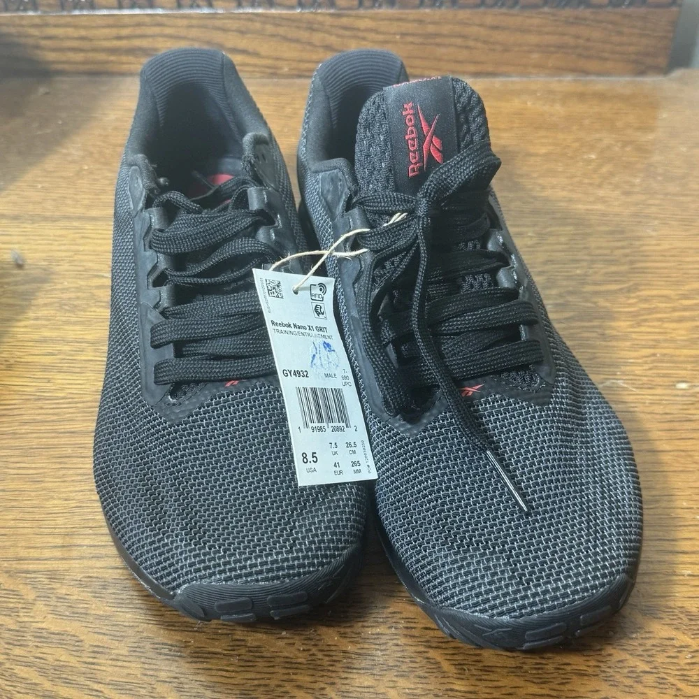 Size 8.5 - Reebok Nano X1 Grit Black